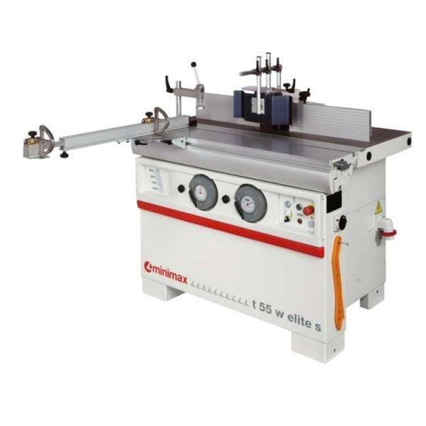 Front shot of the Minimax T55 W Elite S Spindle Moulder with Sliding Table