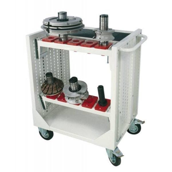 Trolley for the SCM Ti 5-LL Linvincibile Programable Tilting Spindle Moulder with HSKB63 Tool Holders