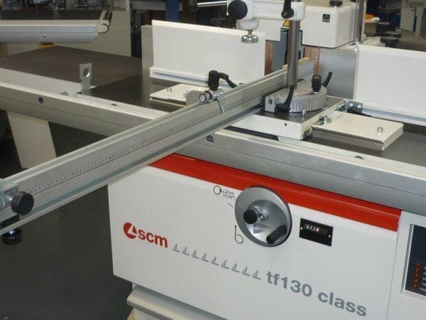 Component of the SCM Bolt-on Sliding Tenoning Table Attachment for Spindle Moulder